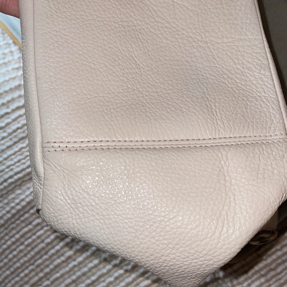 Coach Off-White Leather Shoulder Bag Classic Pebble Leather by StageCoach Coach - Picture 10 of 11